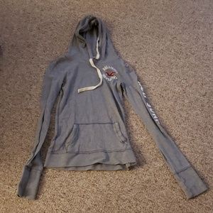 Hooded long sleeve shirt